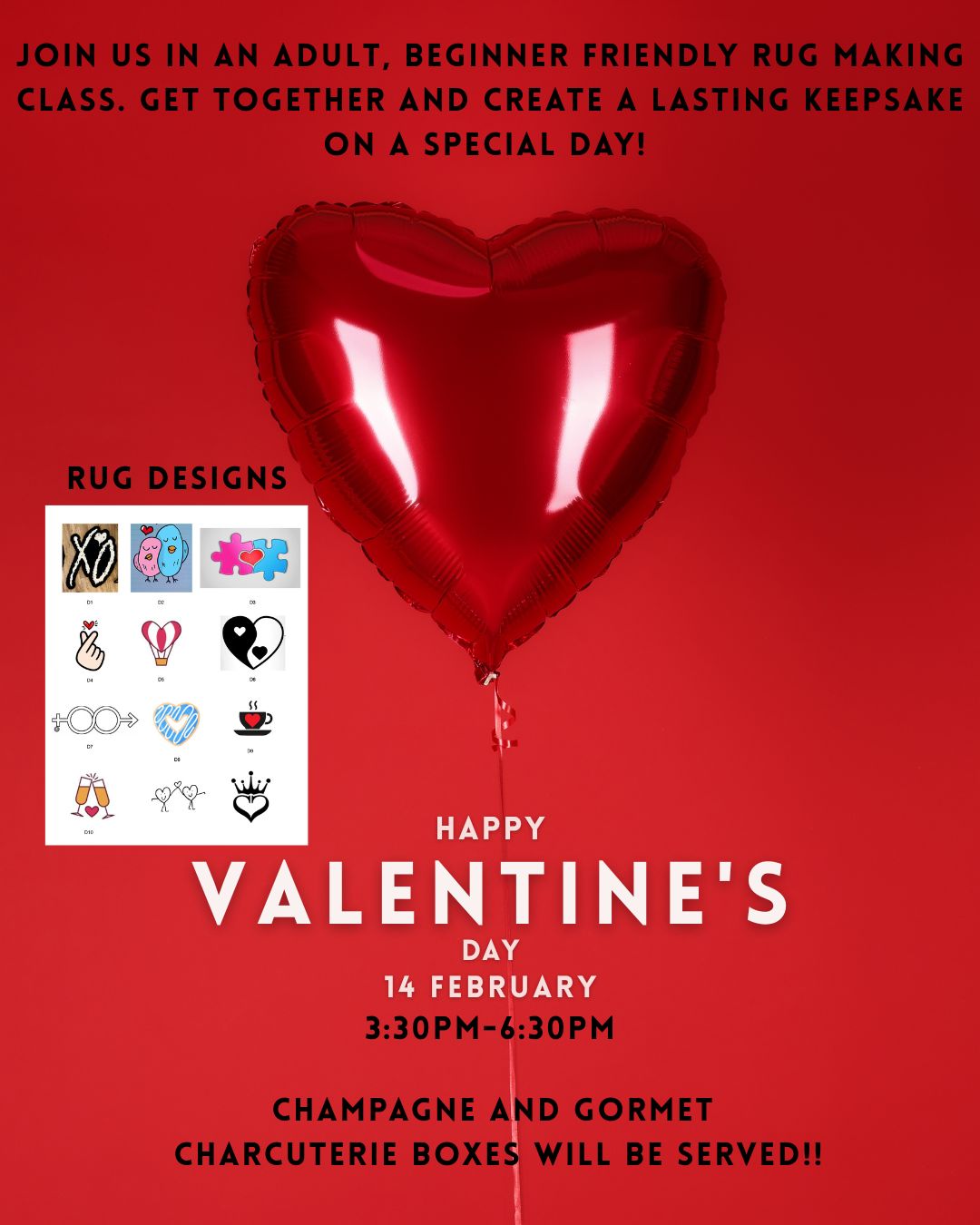 2/14 Valentines Day Tufting Class