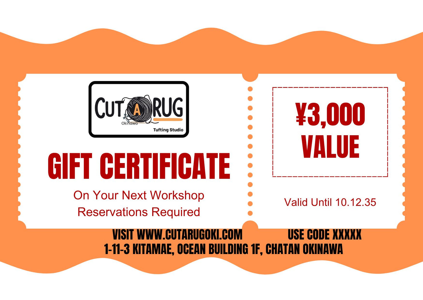 Cut a Rug Oki Gift Card